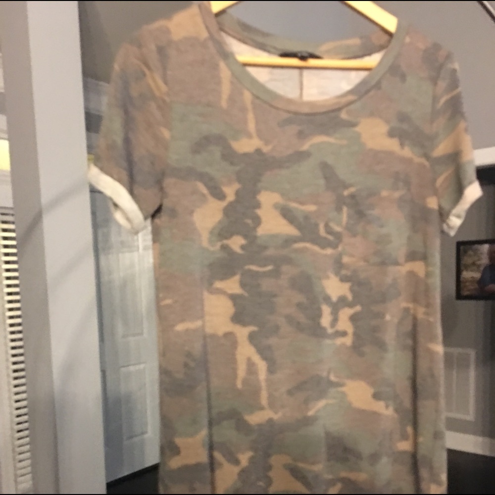 Camo T-shirt dress